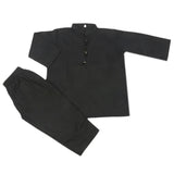 Girls 2 Pcs Shalwar Suit - Black, Girls Shalwar Kameez, Chase Value, Chase Value