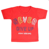 Boys Half Sleeves T-Shirt - Red, Kids, Boys T-Shirts, Chase Value, Chase Value