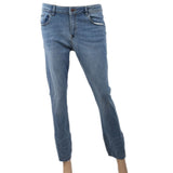 Women's Bottom Embroidered Denim Pant - Light Blue, Women, Pants & Tights, Chase Value, Chase Value