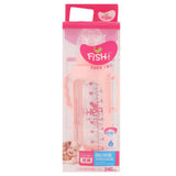 Fish Resistant Glass Feeding Bottle 240ml - Peach, Kids, Feeding Supplies, Chase Value, Chase Value