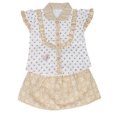 Girls Skirt Suit - Beige, Kids, Girls Sets And Suits, Chase Value, Chase Value