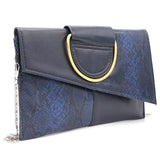 Women's Clutch K-2089 - Navy Blue, Women, Clutches, Chase Value, Chase Value