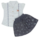 Girls Skirt Suit - Baby Green, Kids, Girls Sets And Suits, Chase Value, Chase Value