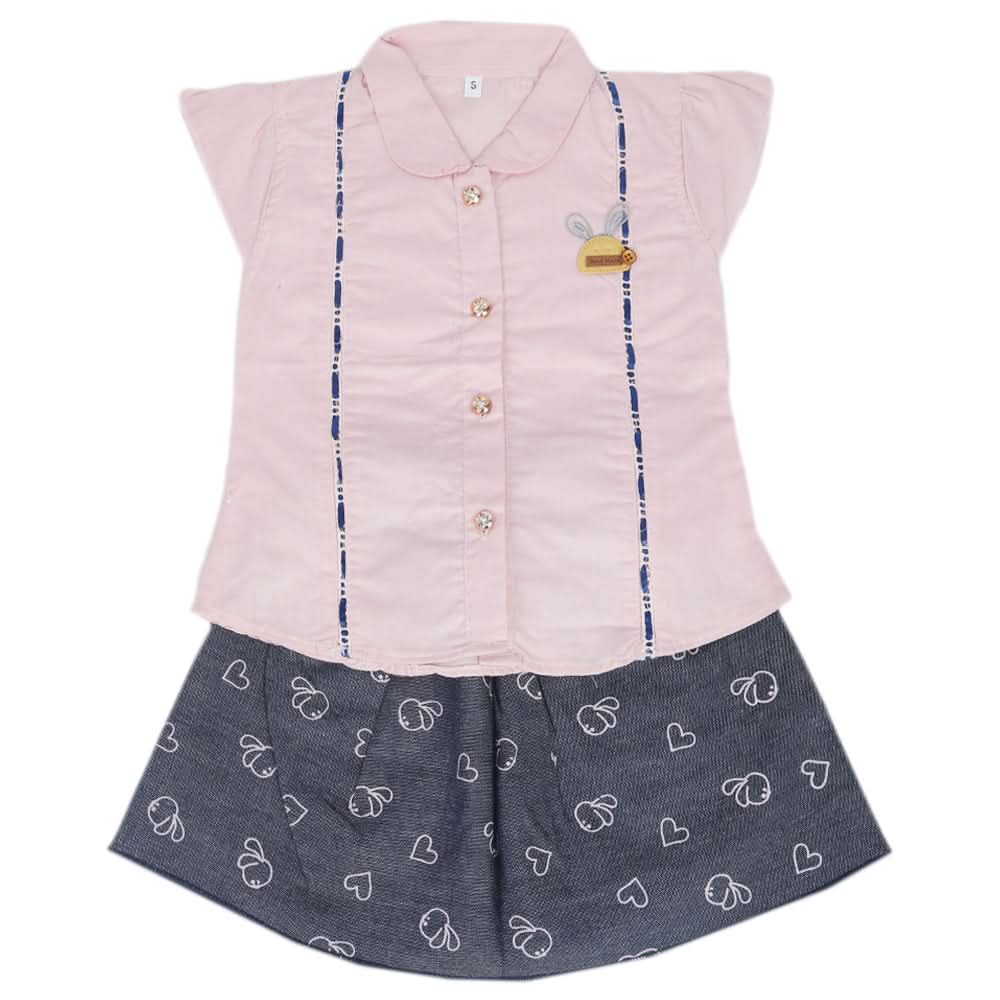Girls Skirt Suit - Pink, Kids, Girls Sets And Suits, Chase Value, Chase Value