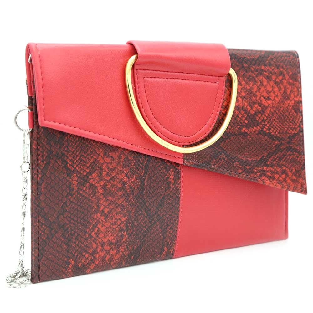 Women's Clutch K-2089 - Red, Women, Clutches, Chase Value, Chase Value