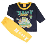 Newborn Boys Full Sleeves Suit - Navy Blue, Newborn Boys Sets & Suits, Chase Value, Chase Value