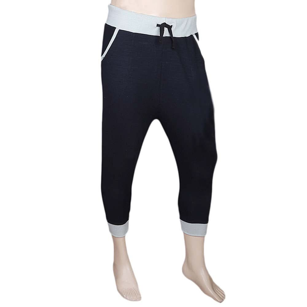 Men's Plain 3 Quarter Shorts - Navy Blue, Men, Shorts, Chase Value, Chase Value