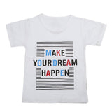 Boys Half Sleeves T-Shirt - White, Kids, Boys T-Shirts, Chase Value, Chase Value