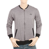 Men's Fleece Zip Jacket - Dark Brown, Men, Jackets and Hoodies, Chase Value, Chase Value