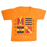 Boys Half Sleeves T-Shirt - Orange, Kids, Boys T-Shirts, Chase Value, Chase Value