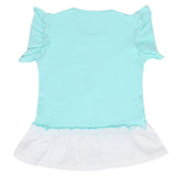 Girls Half Sleeves T-Shirt - Sea Green, Kids, Girls T-Shirts, Chase Value, Chase Value