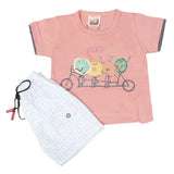 Newborn boys 2pcs Suit - Peach, Kids, NB Boys Sets And Suits, Chase Value, Chase Value
