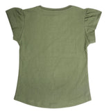 Girls Half Sleeves Printed T-Shirt - Dark Green, Kids, Girls T-Shirts, Chase Value, Chase Value