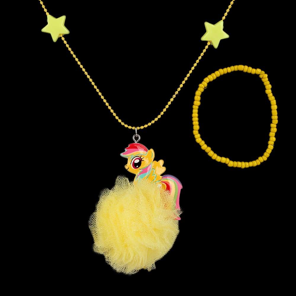 Girls Locket & Bracelet Set - Yellow, Kids, Jewellery Sets, Chase Value, Chase Value