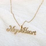 Name Locket Chain - Golden - (My❤️Heart), Women, Chains & Lockets, Chase Value, Chase Value