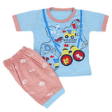 Boys Half Sleeves Short Suit - Blue, Kids, Boys Sets And Suits, Chase Value, Chase Value