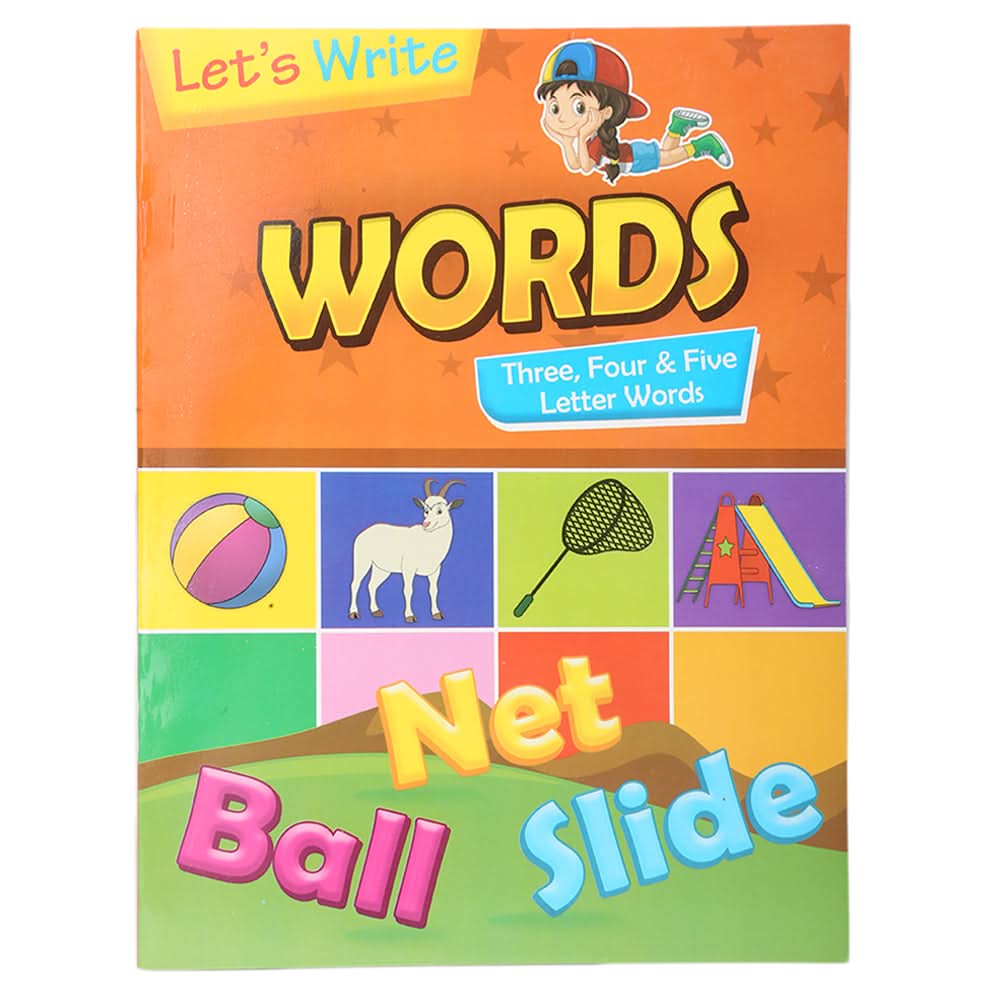 Let's Write - Words, Kids, Kids Educational Books, 3 to 6 Years, Chase Value
