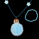 Locket & Bracelet Set - Blue, Kids, Jewellery Sets, Chase Value, Chase Value