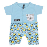 Newborn Boys Half Sleeves Romper - Light Blue, Kids, Newborn Boys Rompers, Chase Value, Chase Value