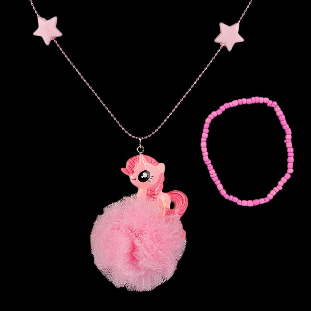 Girls Locket & Bracelet Set - Pink, Kids, Jewellery Sets, Chase Value, Chase Value