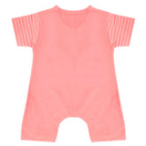 Newborn Boys Half Sleeves Romper - Peach, Kids, Newborn Boys Rompers, Chase Value, Chase Value