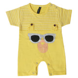 Newborn Boys Half Sleeves Romper - Yellow, Kids, Newborn Boys Rompers, Chase Value, Chase Value