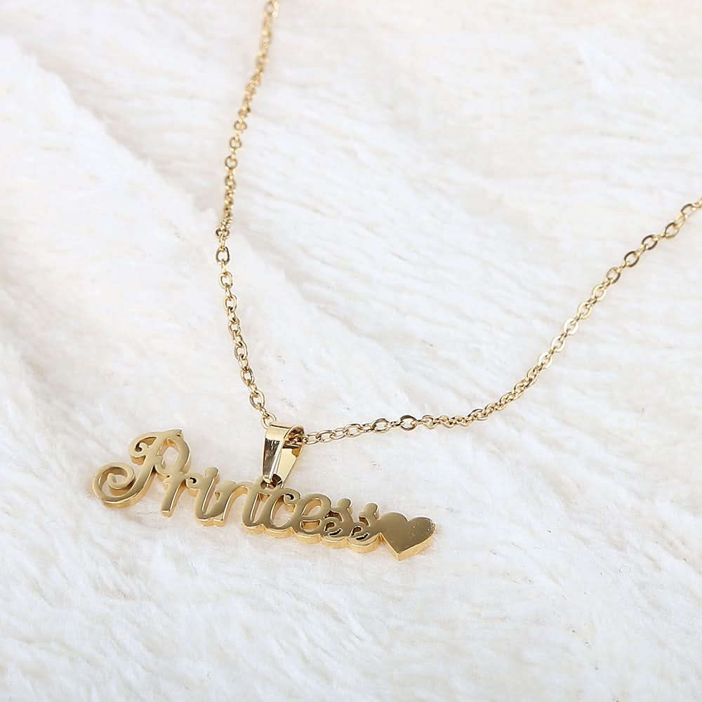 Name Locket Chain - Golden - (Princess), Women, Chains & Lockets, Chase Value, Chase Value