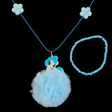 Locket & Bracelet Set - Blue, Kids, Jewellery Sets, Chase Value, Chase Value