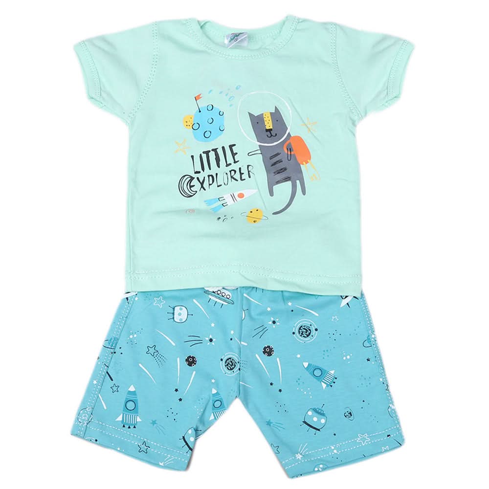 Newborn boys 2pcs Suit - Green, Kids, NB Boys Sets And Suits, Chase Value, Chase Value