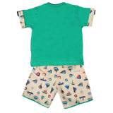 Boys Half Sleeves Suit 6B - 41 - Green, Kids, Boys Sets And Suits, Chase Value, Chase Value
