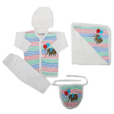 Newborn Unisex 5 Piece Gift Set - White, Kids, Other Accessories, Chase Value, Chase Value