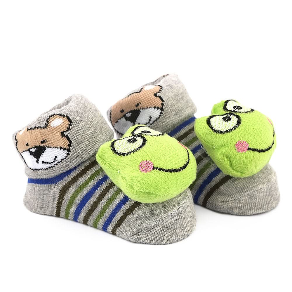 Newborn Booties - Grey, Kids, NB Shoes And Socks, Chase Value, Chase Value
