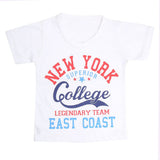 Boys Half Sleeves T-Shirt - White, Kids, Boys T-Shirts, Chase Value, Chase Value
