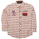 Boys Full Sleeves Casual Shirt - Brown, Kids, Boys Shirts, Chase Value, Chase Value