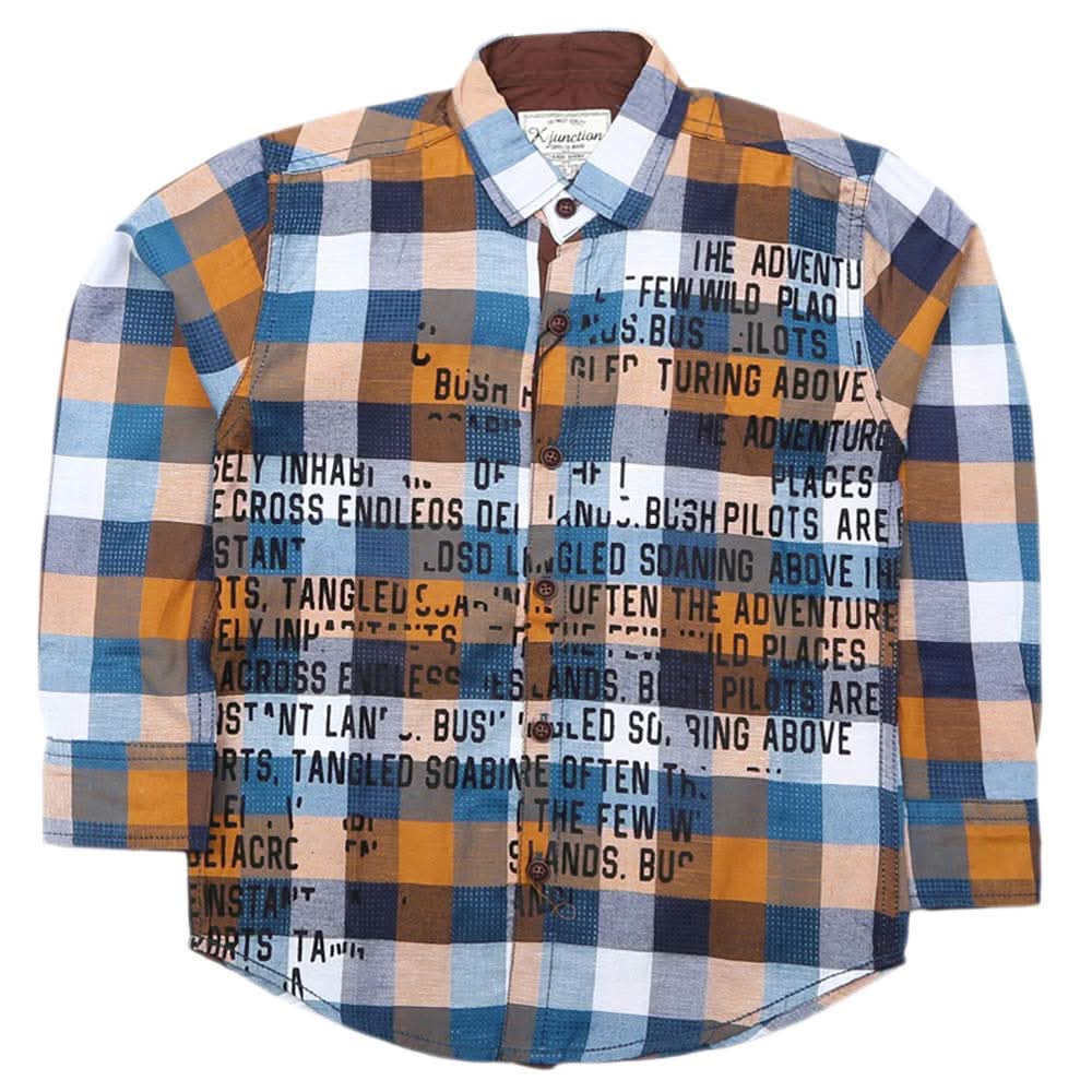 Boys Full Sleeves Casual Shirt - Multi, Kids, Boys Shirts, Chase Value, Chase Value