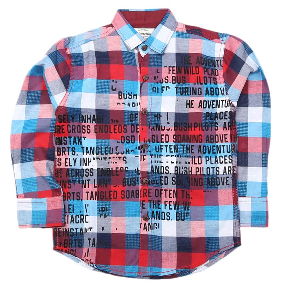 Boys Full Sleeves Casual Shirt - Multi, Kids, Boys Shirts, Chase Value, Chase Value