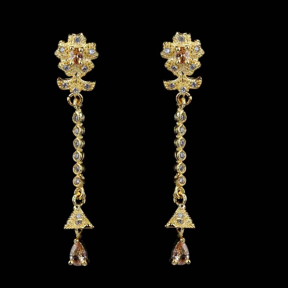 Women's Jhumki - Golden, Women, Earrings & Tops, Chase Value, Chase Value