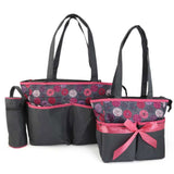 NewBorn Baby Bag 2 Pcs - Grey Pink, Kids, Maternity Bag (Diaper Bag), Chase Value, Chase Value