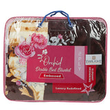 Orchid Blanket 2 PLY Double Bed - Multi, Home & Lifestyle, Blanket, Chase Value, Chase Value
