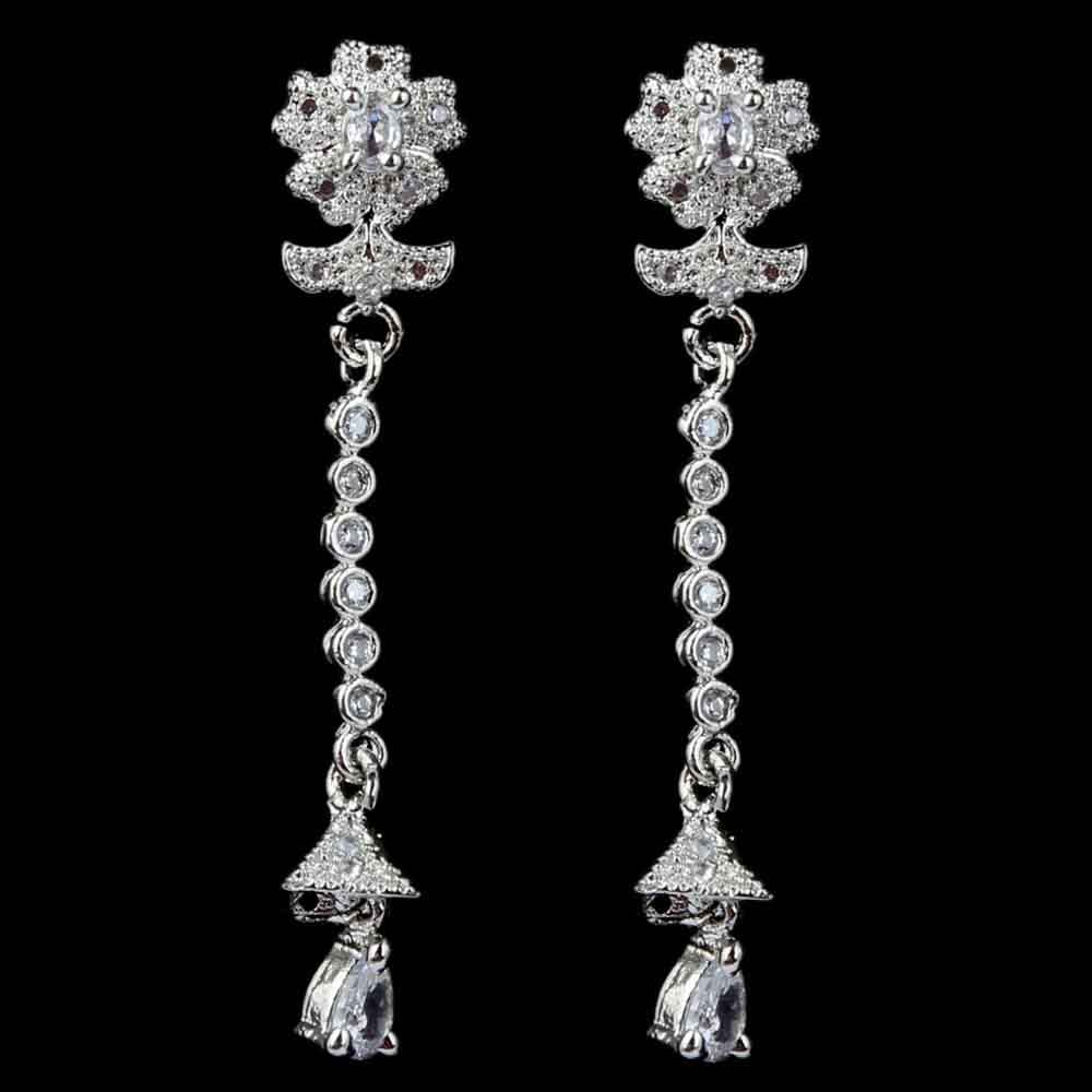 Women's Jhumki - Silver, Women, Earrings & Tops, Chase Value, Chase Value