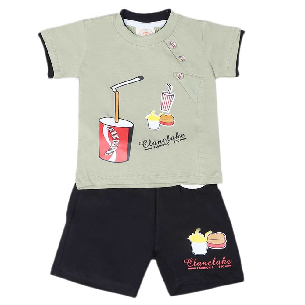 Newborn boys 2pcs Suit - L-Green, Kids, NB Boys Sets And Suits, Chase Value, Chase Value
