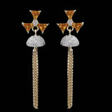 Women's Jhumki - Golden, Women, Earrings & Tops, Chase Value, Chase Value