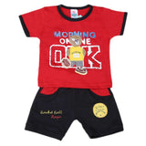 Boys Half Sleeves Suit 1810 - Red, Kids, Boys Sets And Suits, Chase Value, Chase Value