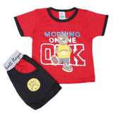 Boys Half Sleeves Suit 1810 - Red, Kids, Boys Sets And Suits, Chase Value, Chase Value