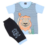 Boys Half Sleeves 2 Pcs Suit - Blue, Kids, Boys Sets And Suits, Chase Value, Chase Value