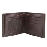 Men's Leather Wallet - Dark Brown - test-store-for-chase-value