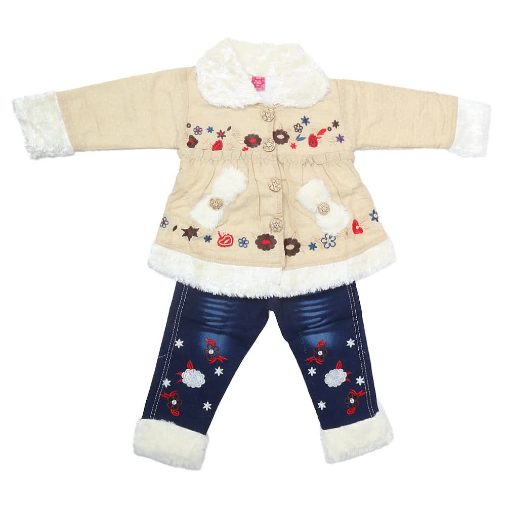 Girls Pant Suit - Fawn, Kids, Girls Sets And Suits, Chase Value, Chase Value
