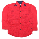 Boys Full Sleeves Casual Shirt - Red, Kids, Boys Shirts, Chase Value, Chase Value