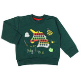 Girls Full Sleeves T-Shirt - Green, Girls T-Shirts, Chase Value, Chase Value