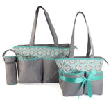 NewBorn Baby Bag 2 Pcs - Grey Cyan, Kids, Maternity Bag (Diaper Bag), Chase Value, Chase Value